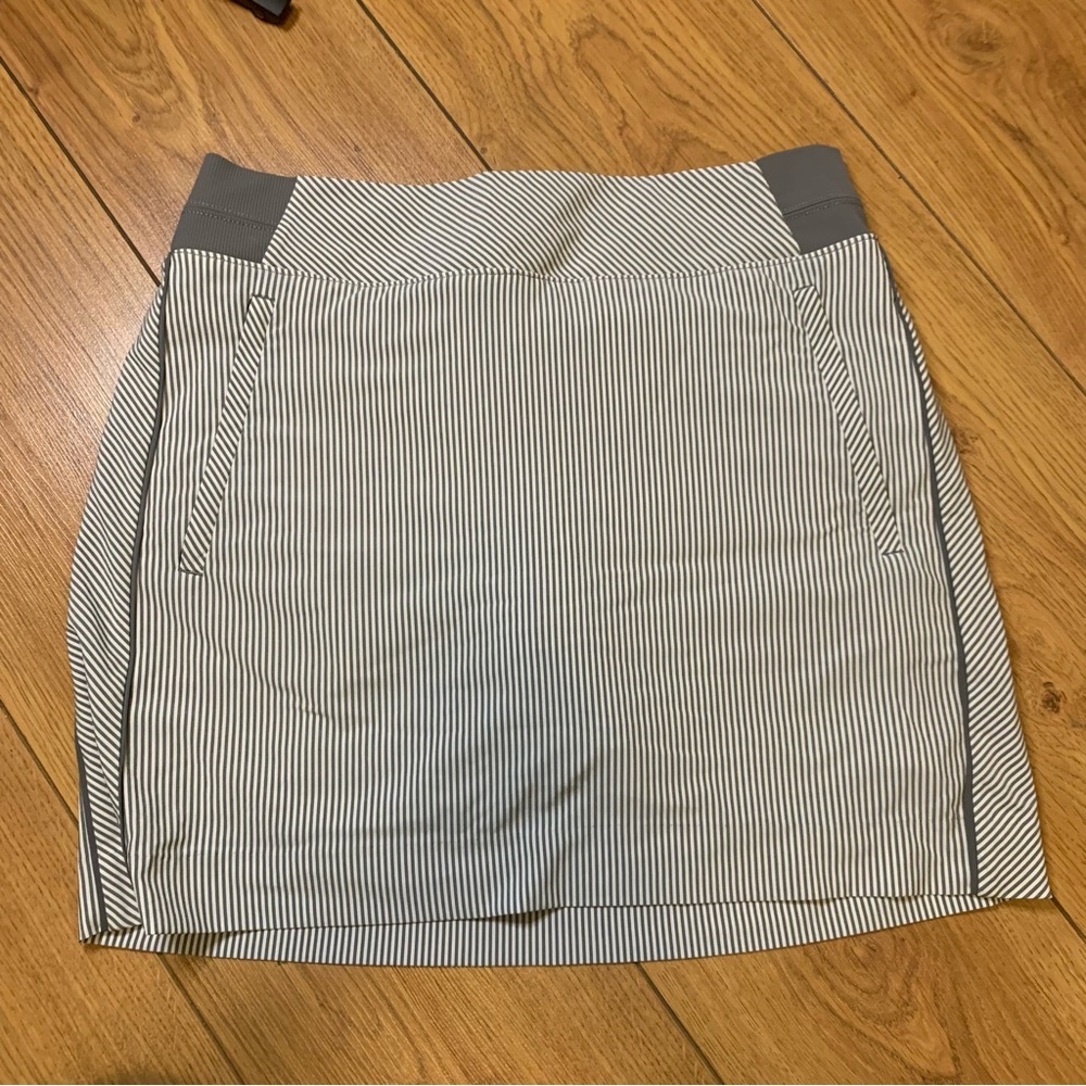 Athleta Gray Tan Mini Pencil Skirt Casual